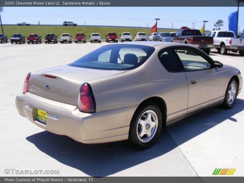 Sandstone Metallic / Ebony 2005 Chevrolet Monte Carlo LS