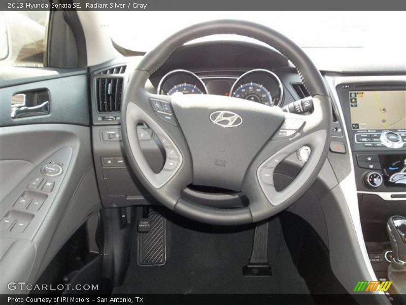 Radiant Silver / Gray 2013 Hyundai Sonata SE