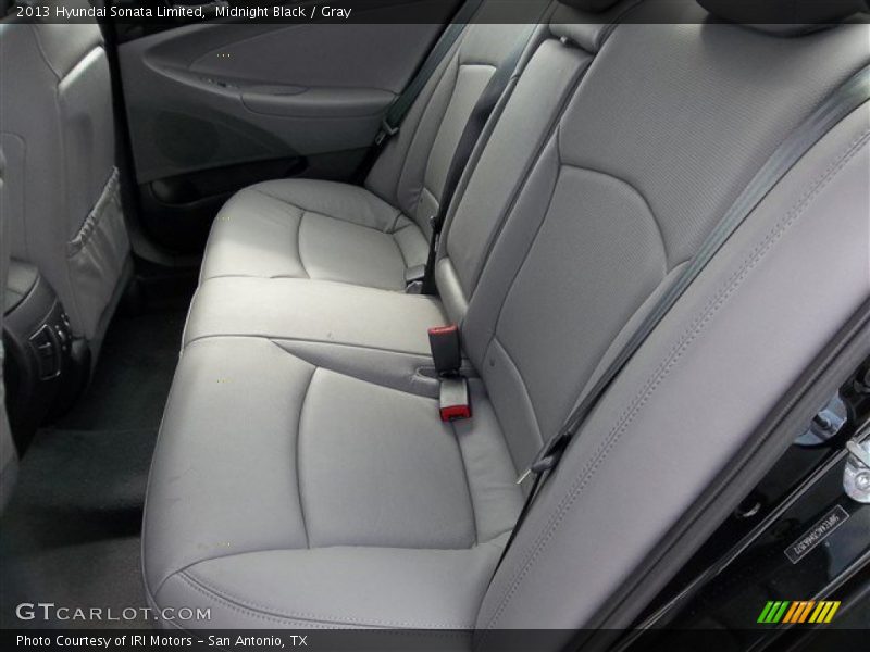 Midnight Black / Gray 2013 Hyundai Sonata Limited