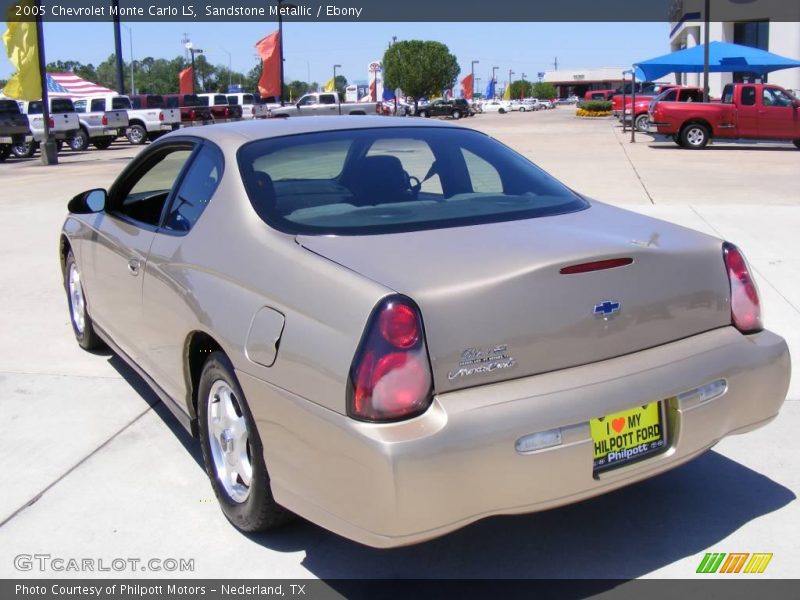 Sandstone Metallic / Ebony 2005 Chevrolet Monte Carlo LS