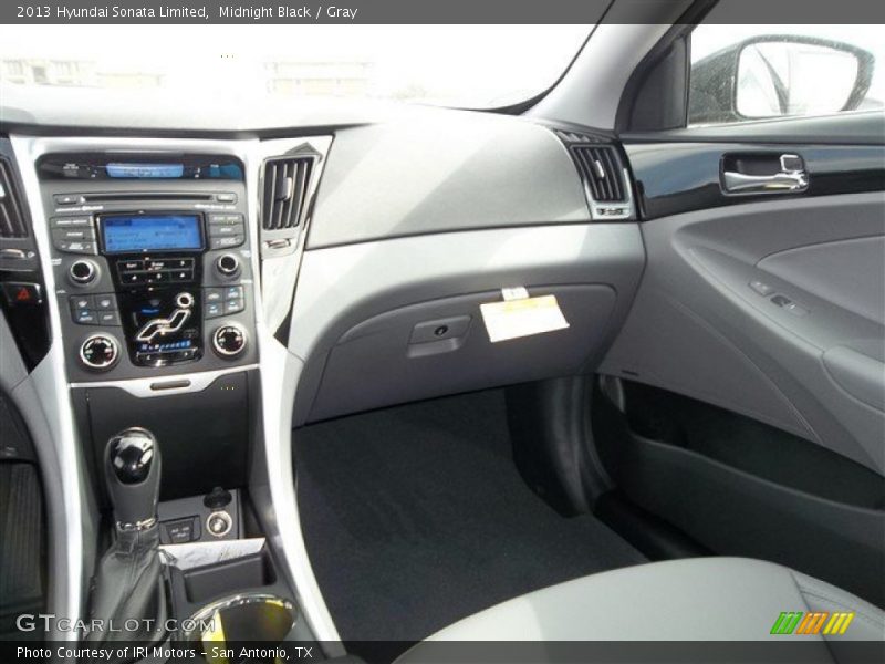 Midnight Black / Gray 2013 Hyundai Sonata Limited