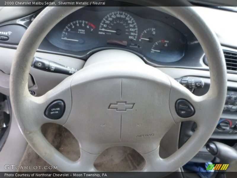 Silvermist Metallic / Neutral 2000 Chevrolet Malibu Sedan