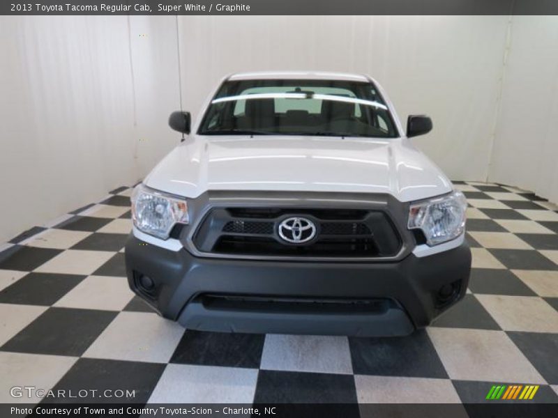 Super White / Graphite 2013 Toyota Tacoma Regular Cab