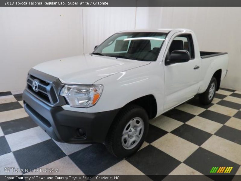 Super White / Graphite 2013 Toyota Tacoma Regular Cab