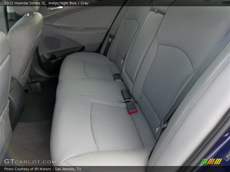 Indigo Night Blue / Gray 2013 Hyundai Sonata SE