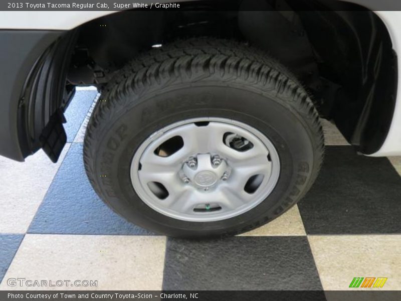 Super White / Graphite 2013 Toyota Tacoma Regular Cab