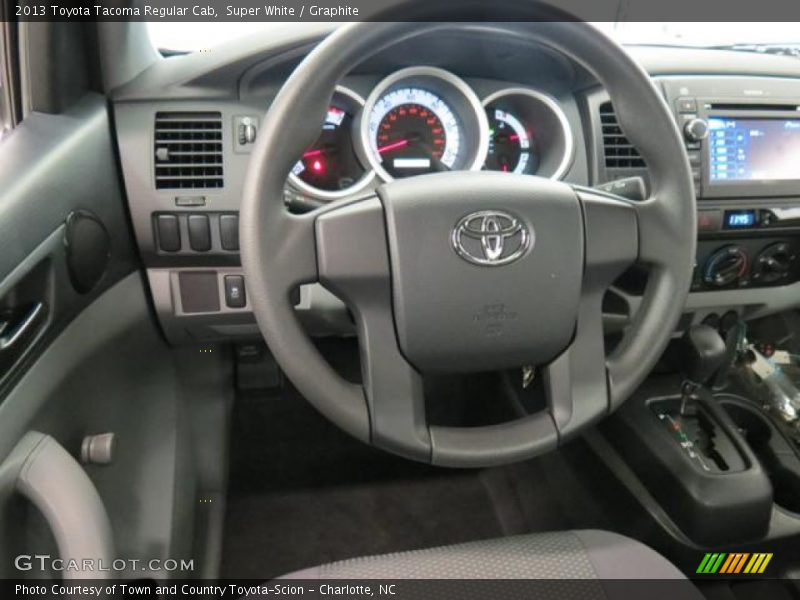 Super White / Graphite 2013 Toyota Tacoma Regular Cab