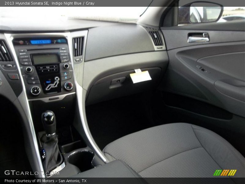 Indigo Night Blue / Gray 2013 Hyundai Sonata SE