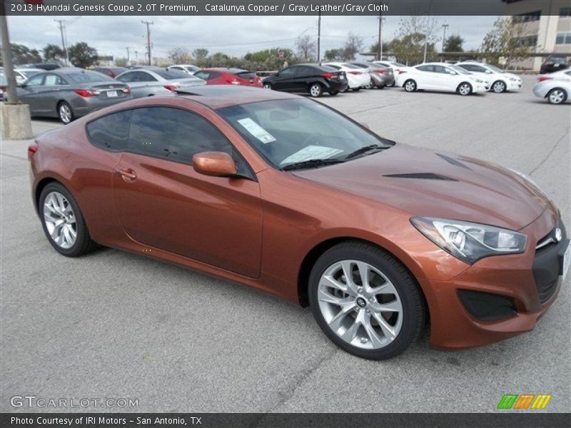 Front 3/4 View of 2013 Genesis Coupe 2.0T Premium
