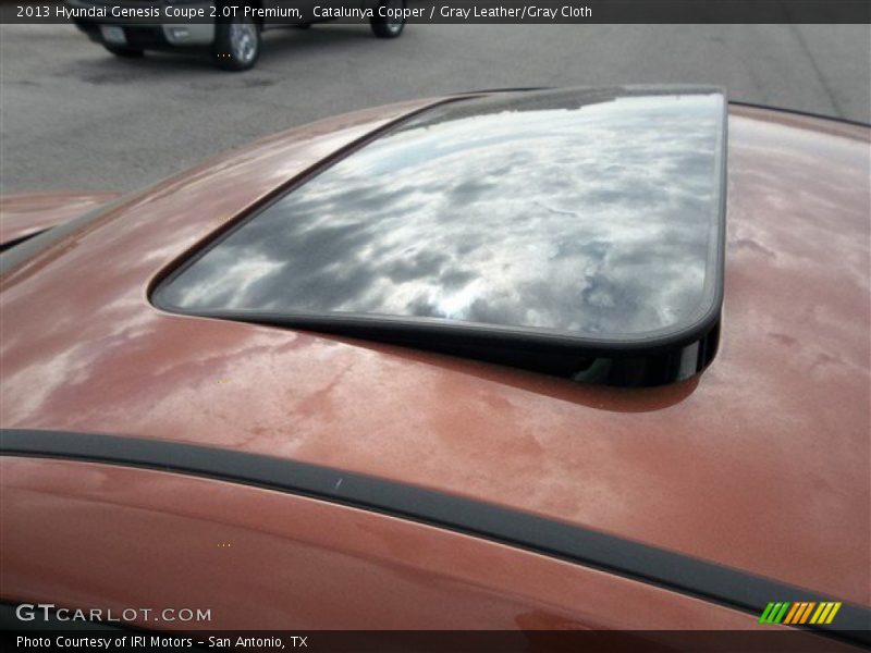 Catalunya Copper / Gray Leather/Gray Cloth 2013 Hyundai Genesis Coupe 2.0T Premium