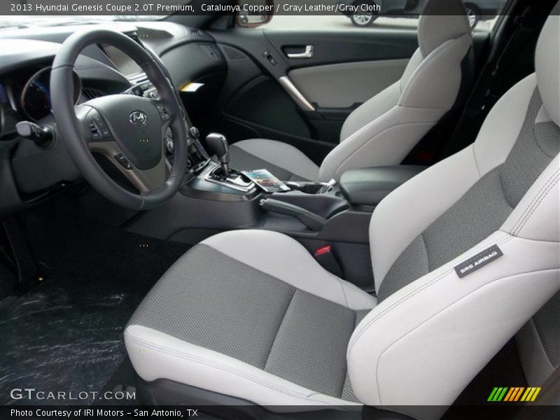  2013 Genesis Coupe 2.0T Premium Gray Leather/Gray Cloth Interior