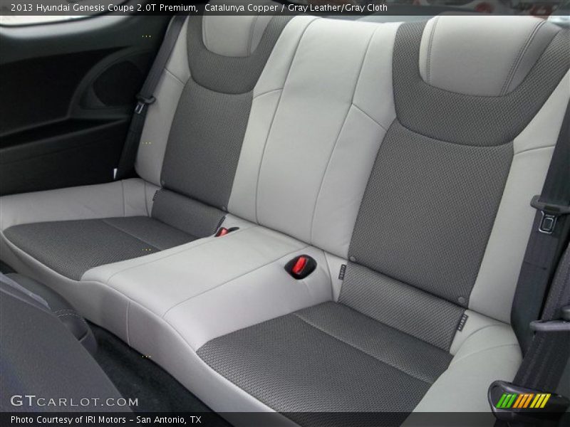 Rear Seat of 2013 Genesis Coupe 2.0T Premium