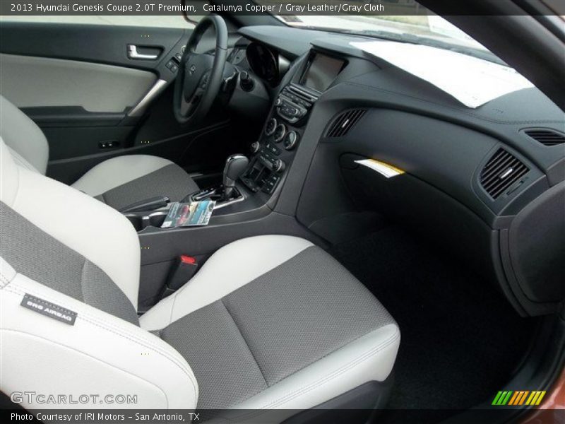 Front Seat of 2013 Genesis Coupe 2.0T Premium