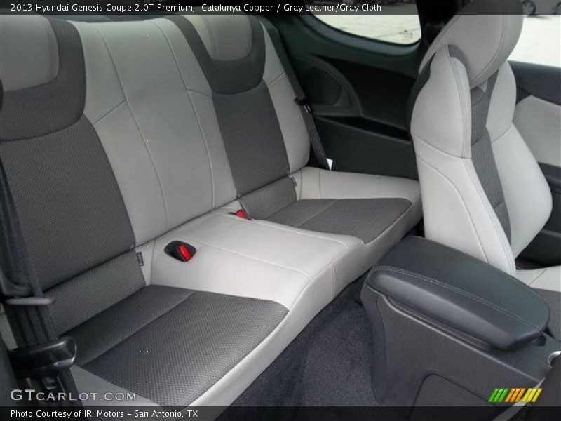 Rear Seat of 2013 Genesis Coupe 2.0T Premium