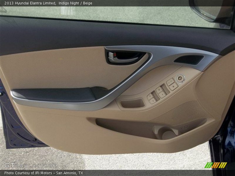 Indigo Night / Beige 2013 Hyundai Elantra Limited