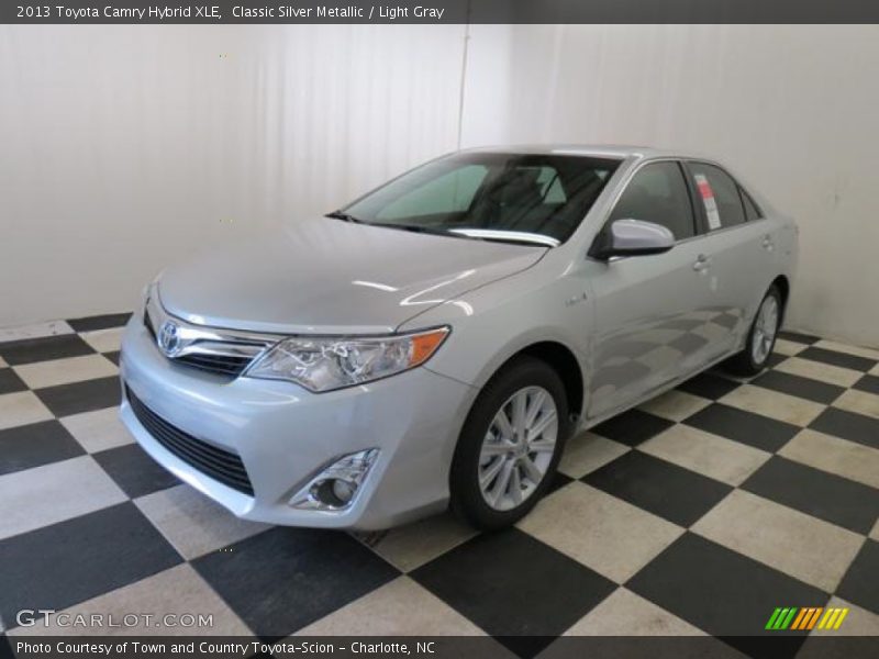 Classic Silver Metallic / Light Gray 2013 Toyota Camry Hybrid XLE