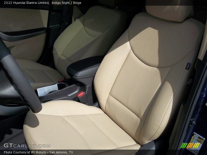 Indigo Night / Beige 2013 Hyundai Elantra Limited
