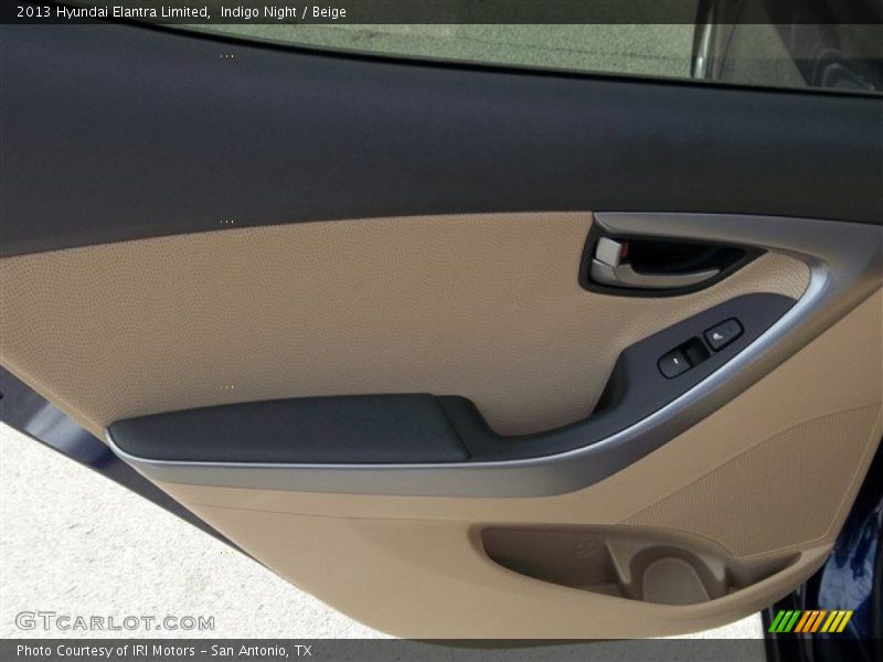Indigo Night / Beige 2013 Hyundai Elantra Limited