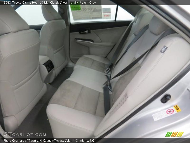 Classic Silver Metallic / Light Gray 2013 Toyota Camry Hybrid XLE