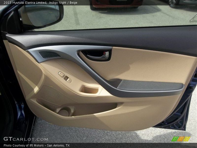 Indigo Night / Beige 2013 Hyundai Elantra Limited