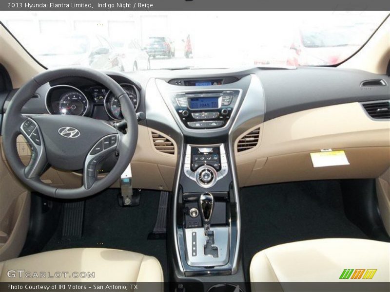 Indigo Night / Beige 2013 Hyundai Elantra Limited
