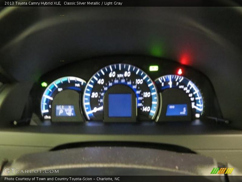 Classic Silver Metallic / Light Gray 2013 Toyota Camry Hybrid XLE