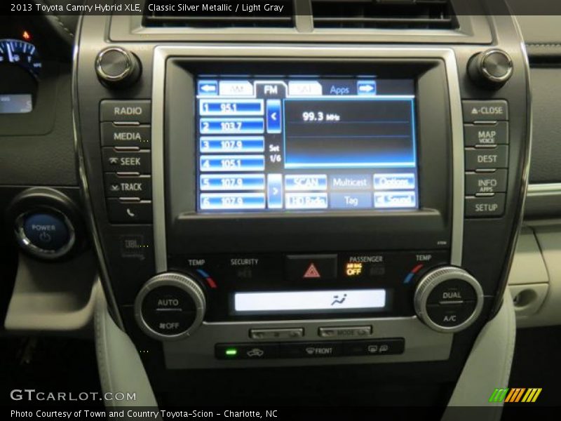 Classic Silver Metallic / Light Gray 2013 Toyota Camry Hybrid XLE