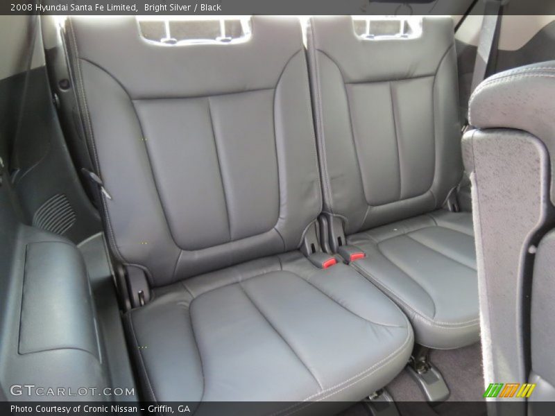 Bright Silver / Black 2008 Hyundai Santa Fe Limited