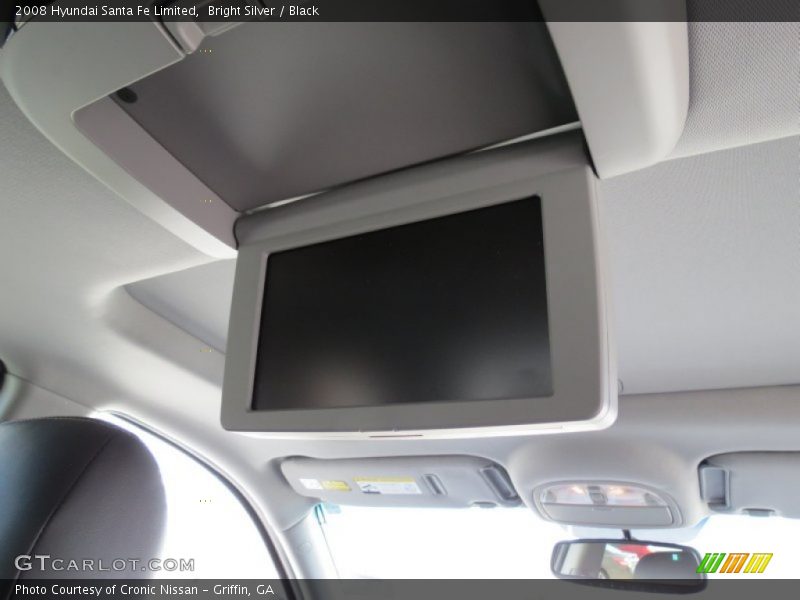 Bright Silver / Black 2008 Hyundai Santa Fe Limited