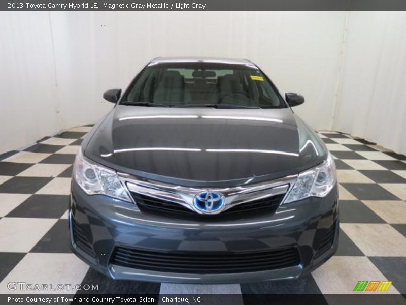 Magnetic Gray Metallic / Light Gray 2013 Toyota Camry Hybrid LE