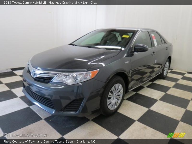 Magnetic Gray Metallic / Light Gray 2013 Toyota Camry Hybrid LE