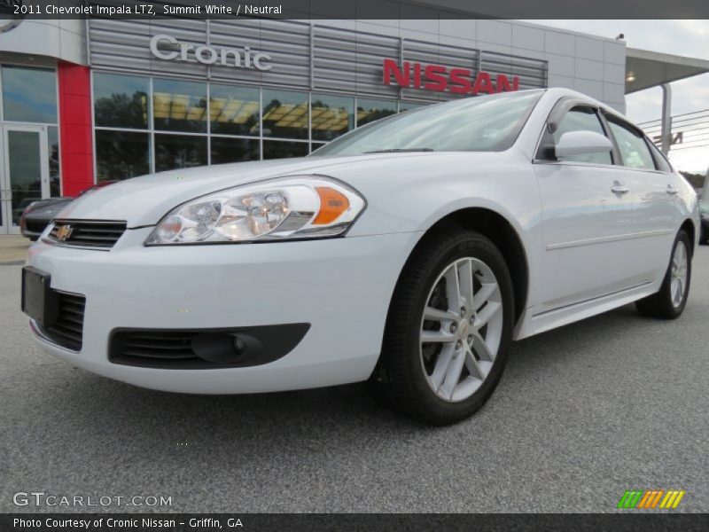 Summit White / Neutral 2011 Chevrolet Impala LTZ