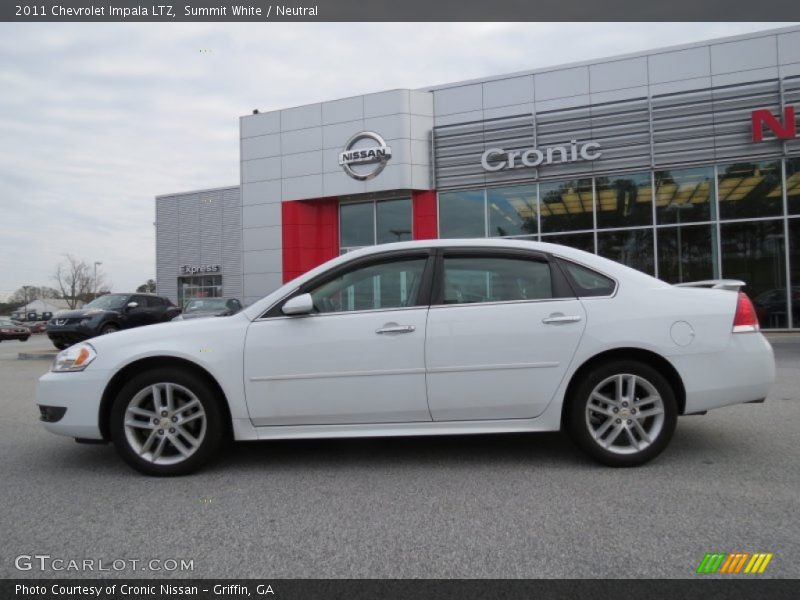 Summit White / Neutral 2011 Chevrolet Impala LTZ