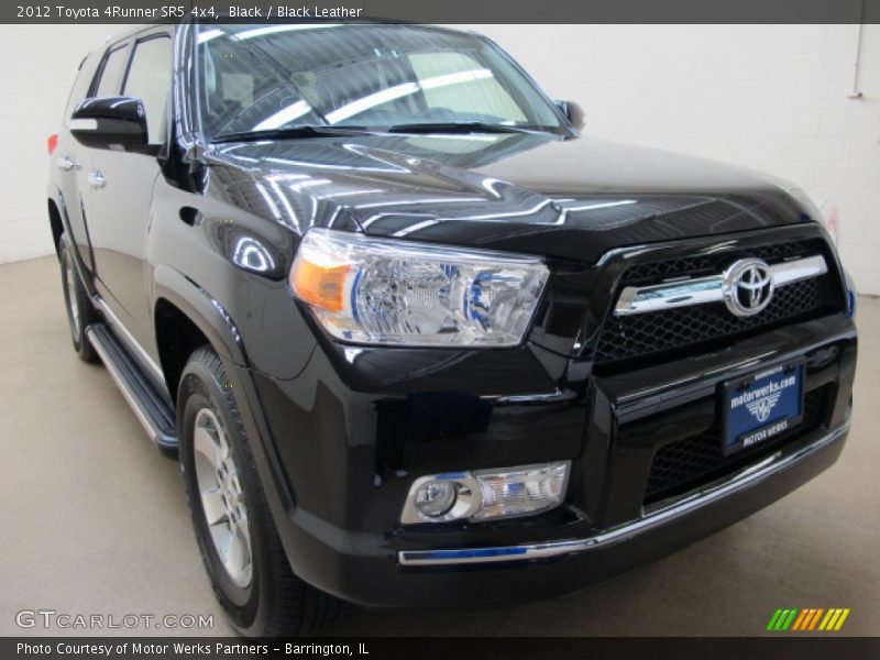 Black / Black Leather 2012 Toyota 4Runner SR5 4x4