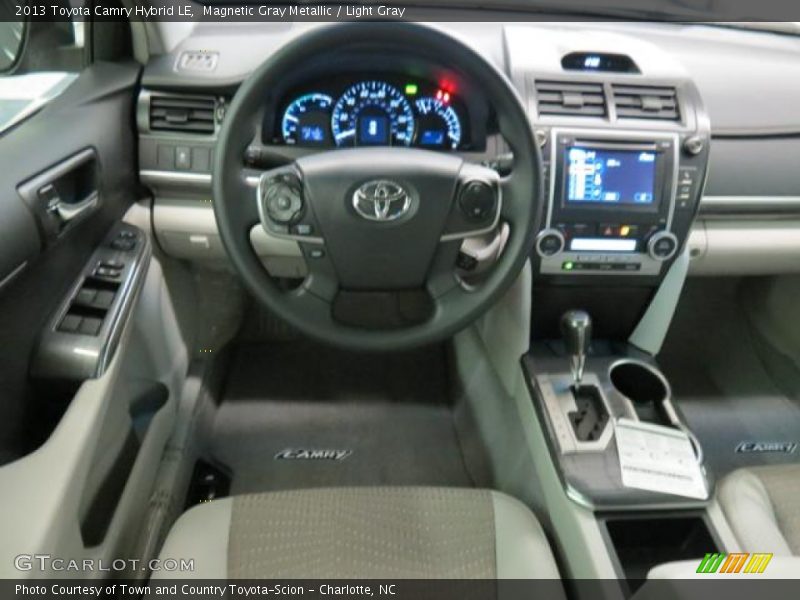 Magnetic Gray Metallic / Light Gray 2013 Toyota Camry Hybrid LE