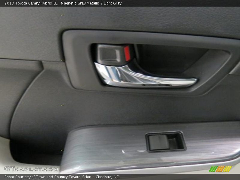 Magnetic Gray Metallic / Light Gray 2013 Toyota Camry Hybrid LE