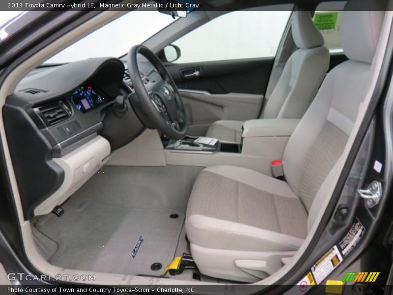 Magnetic Gray Metallic / Light Gray 2013 Toyota Camry Hybrid LE