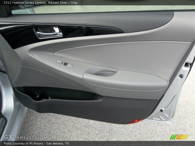 Radiant Silver / Gray 2013 Hyundai Sonata Limited