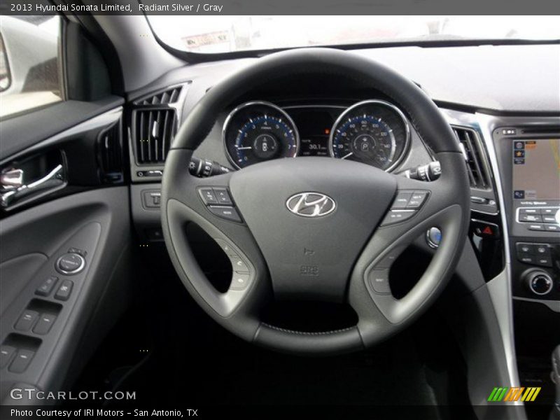 Radiant Silver / Gray 2013 Hyundai Sonata Limited