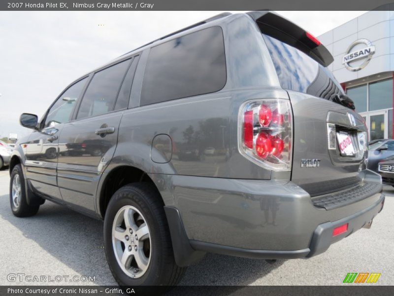 Nimbus Gray Metallic / Gray 2007 Honda Pilot EX