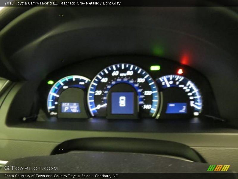 Magnetic Gray Metallic / Light Gray 2013 Toyota Camry Hybrid LE