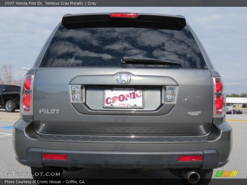 Nimbus Gray Metallic / Gray 2007 Honda Pilot EX