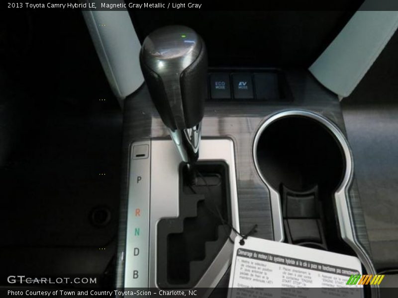 Magnetic Gray Metallic / Light Gray 2013 Toyota Camry Hybrid LE