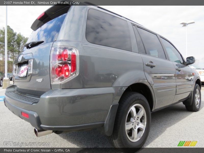 Nimbus Gray Metallic / Gray 2007 Honda Pilot EX