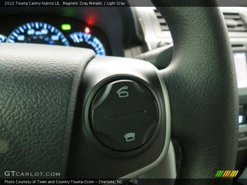 Magnetic Gray Metallic / Light Gray 2013 Toyota Camry Hybrid LE