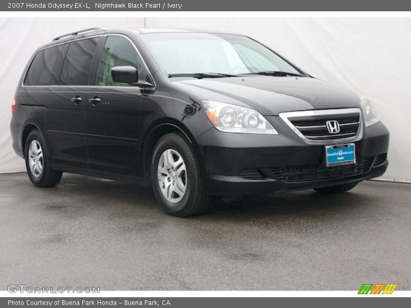 Nighthawk Black Pearl / Ivory 2007 Honda Odyssey EX-L