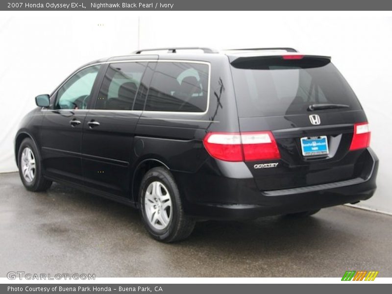 Nighthawk Black Pearl / Ivory 2007 Honda Odyssey EX-L