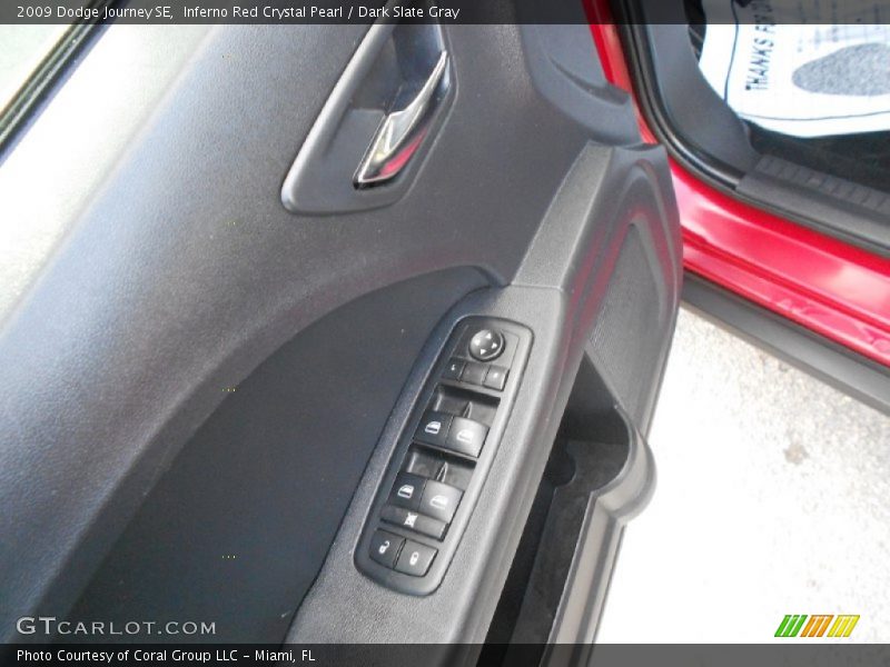 Inferno Red Crystal Pearl / Dark Slate Gray 2009 Dodge Journey SE