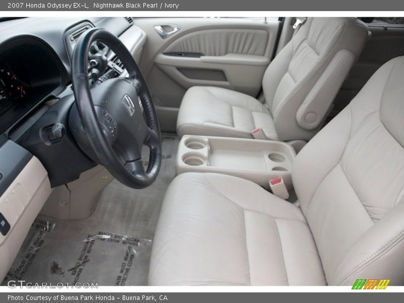 Nighthawk Black Pearl / Ivory 2007 Honda Odyssey EX-L