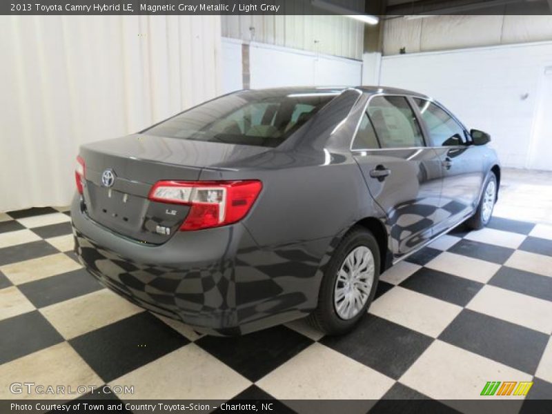 Magnetic Gray Metallic / Light Gray 2013 Toyota Camry Hybrid LE